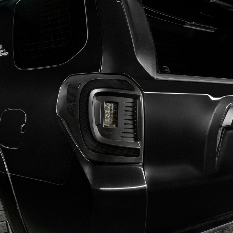 Toyota 4Runner LED Tail Lights - ORACLE Lighting - Black Series Lensless Flush Style - Black - `14-`23
